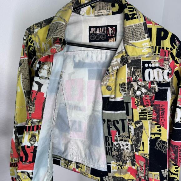 Jean Paul Gaultier Vintage AW 1997 JPG Anarchy Punk
Rock Fight Racism Jacket - Picture 4 of 8